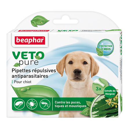Beaphar VETO pure БИО капли от блох и клещей для щенков – интернет-магазин Ле’Муррр