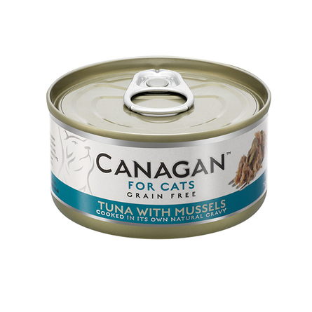 Canagan полнорационный беззерновой влажный корм для кошек всех возрастов (тунец с мидиями) – интернет-магазин Ле’Муррр